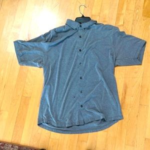 Linksoul XL cotton short sleeve button down